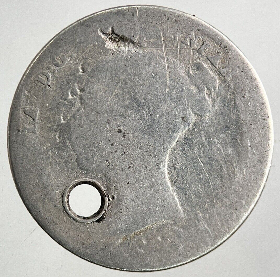 1840 Victoria Four-Pence Groat Silver Coin | Fair Grade