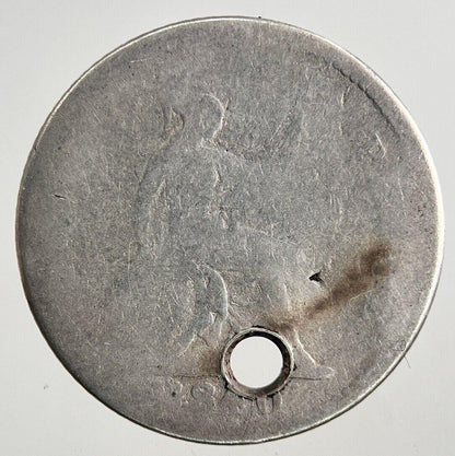 1840 Victoria Four-Pence Groat Silver Coin | Fair Grade