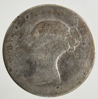 1839 Victoria Groat Four-Pence Silver Coin | Fair Grade