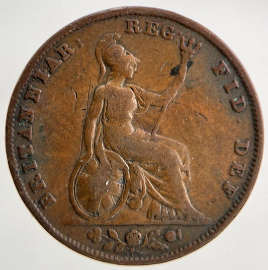 1840 Victoria Farthing Coin | Collectable Grade