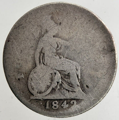 1842 Victoria Four-Pence Groat Silver Coin | Collectable Grade