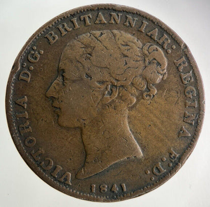 1841 Jersey 1/26th One Twenty Sixth Shilling Coin | Fine Collectable Grade