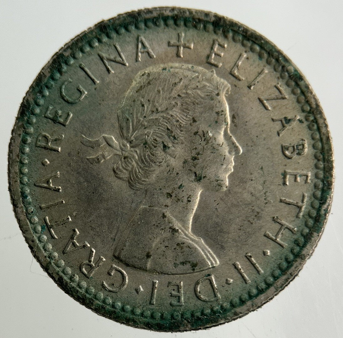 1957 Elizabeth II 2nd Sixpence Coin | Fine Collectable Grade