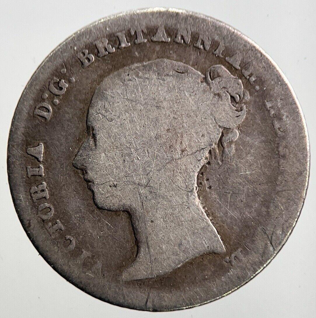 1844 Victoria Groat Four-Pence Silver Coin | Collectable Grade | a3463