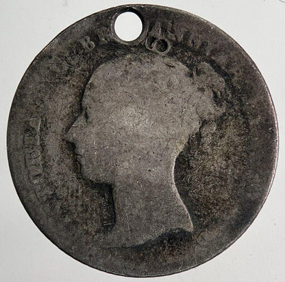 1844 Victoria Four-Pence Groat Silver Coin | Collectable Grade | a6698