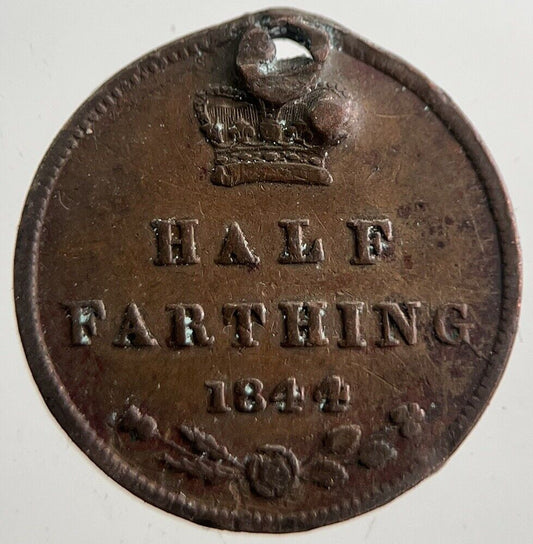 1844 Victoria Half Farthing Coin | Collectable Grade | a7602