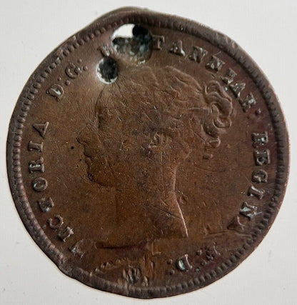 1844 Victoria Half Farthing Coin | Collectable Grade | a7602