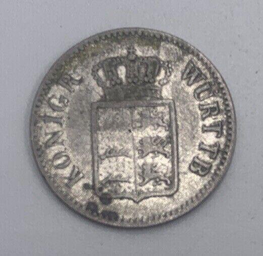 1844 3 Kreuzer | Silver Coin | Bavaria Coin | Collectable Grade | a460