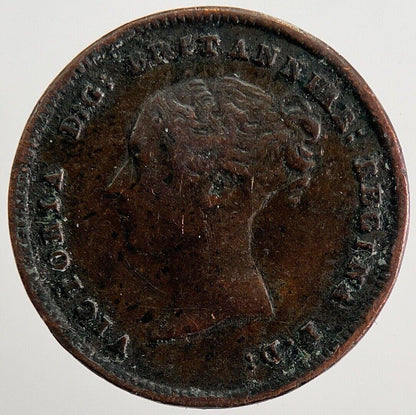 1843 Victoria Half-Farthing Coin | Fine Collectable Grade | a5631