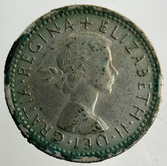 1957 Elizabeth II 2nd Sixpence Coin | Fine Collectable Grade