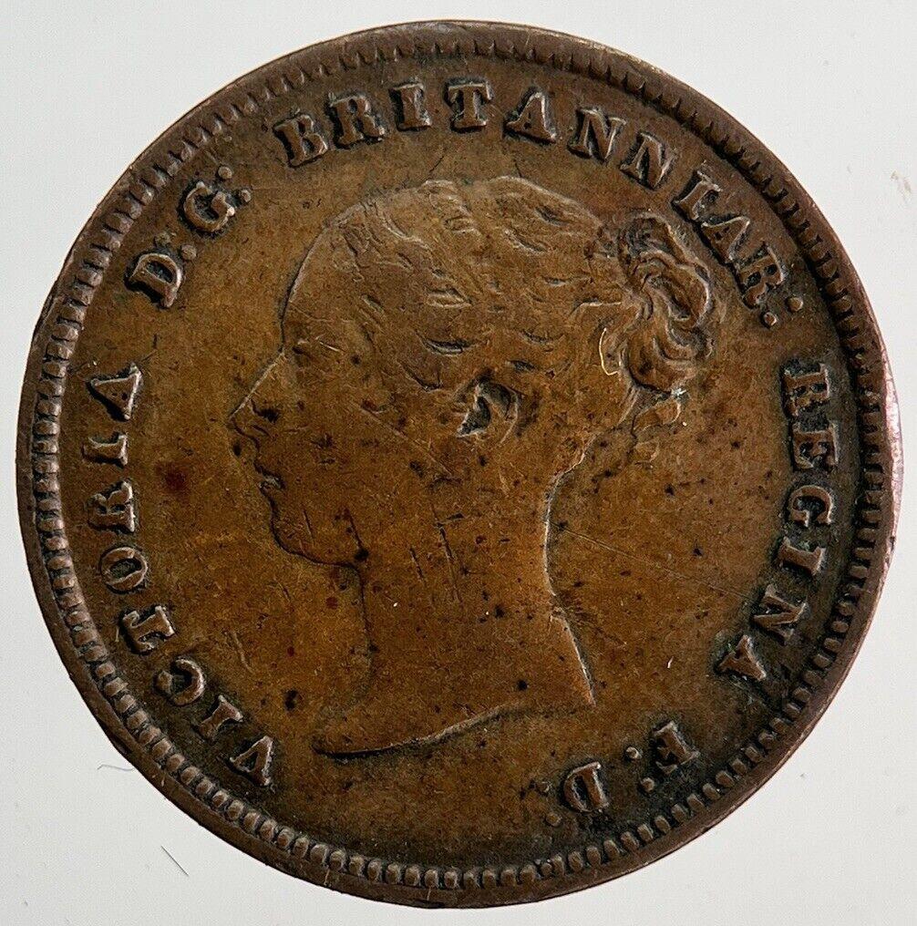 1844 Victoria Half Farthing Coin | Fine Collectable Grade