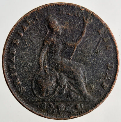 1843 Victoria Farthing Coin | Collectable Grade