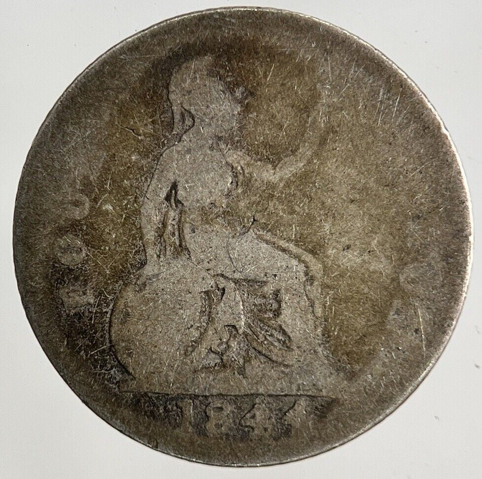 1844 Victoria Four-Pence Groat Silver Coin | Collectable Grade