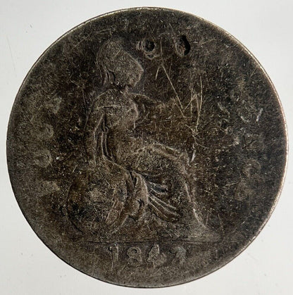 1843 Victoria Four-Pence Groat Silver Coin | Collectable Grade