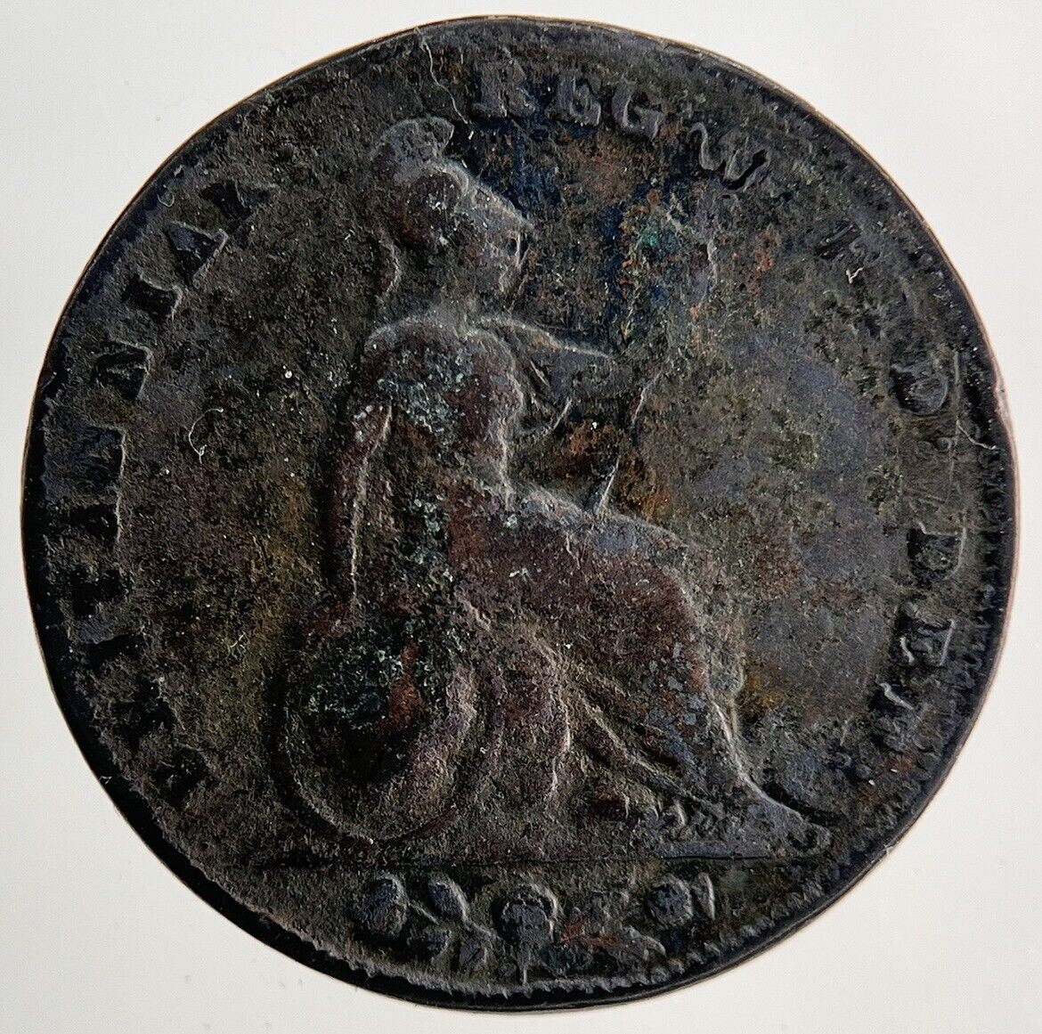 1843 Victoria Farthing Coin | Collectable Grade