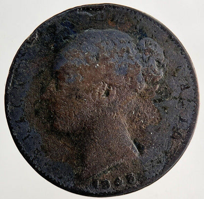 1843 Victoria Farthing Coin | Collectable Grade