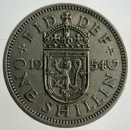 1954 Elizabeth II 2nd Shilling Coin | Fine Collectable Grade