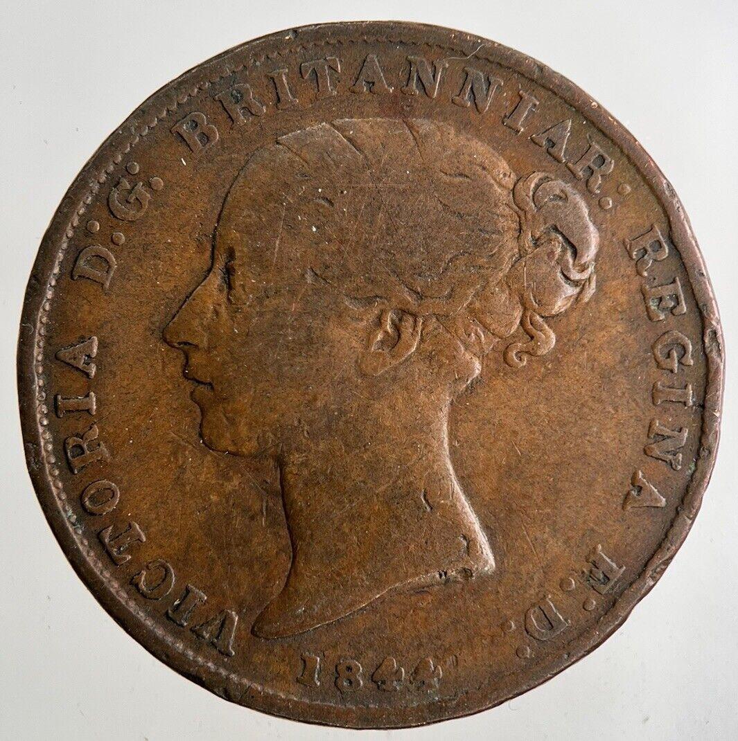 1844 Guernsey 1/26 Of A Shilling Coin | Fine Collectable Grade