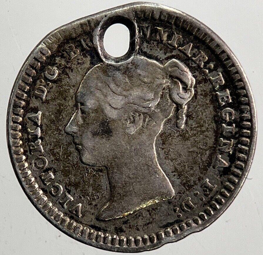 1843 Victoria 1-1/2 Three-Half-Pence Silver Coin | Fine Collectable Grade a5450