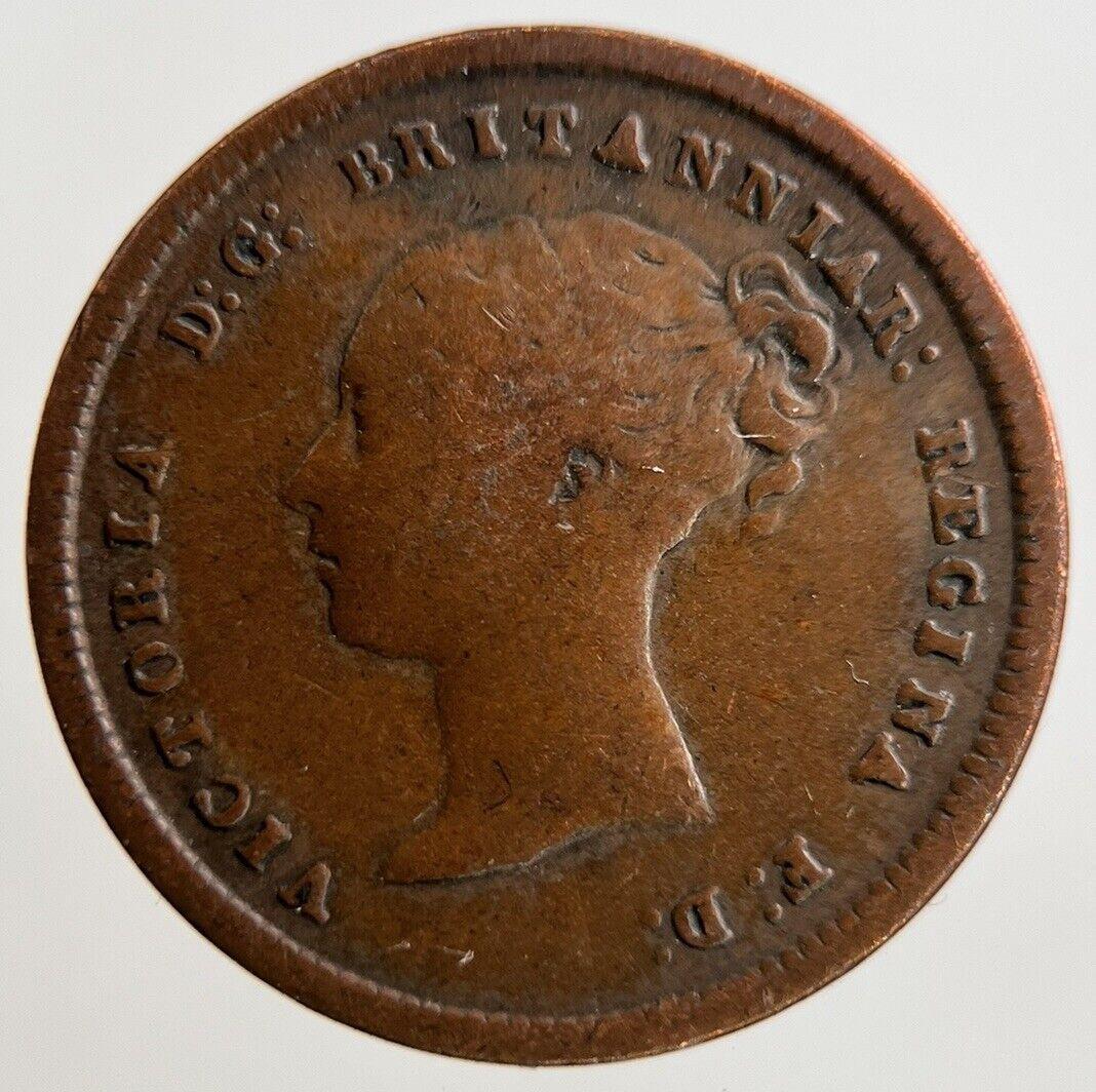 1844 Victoria 1/2 Half Farthing Coin | Fine Collectable Grade