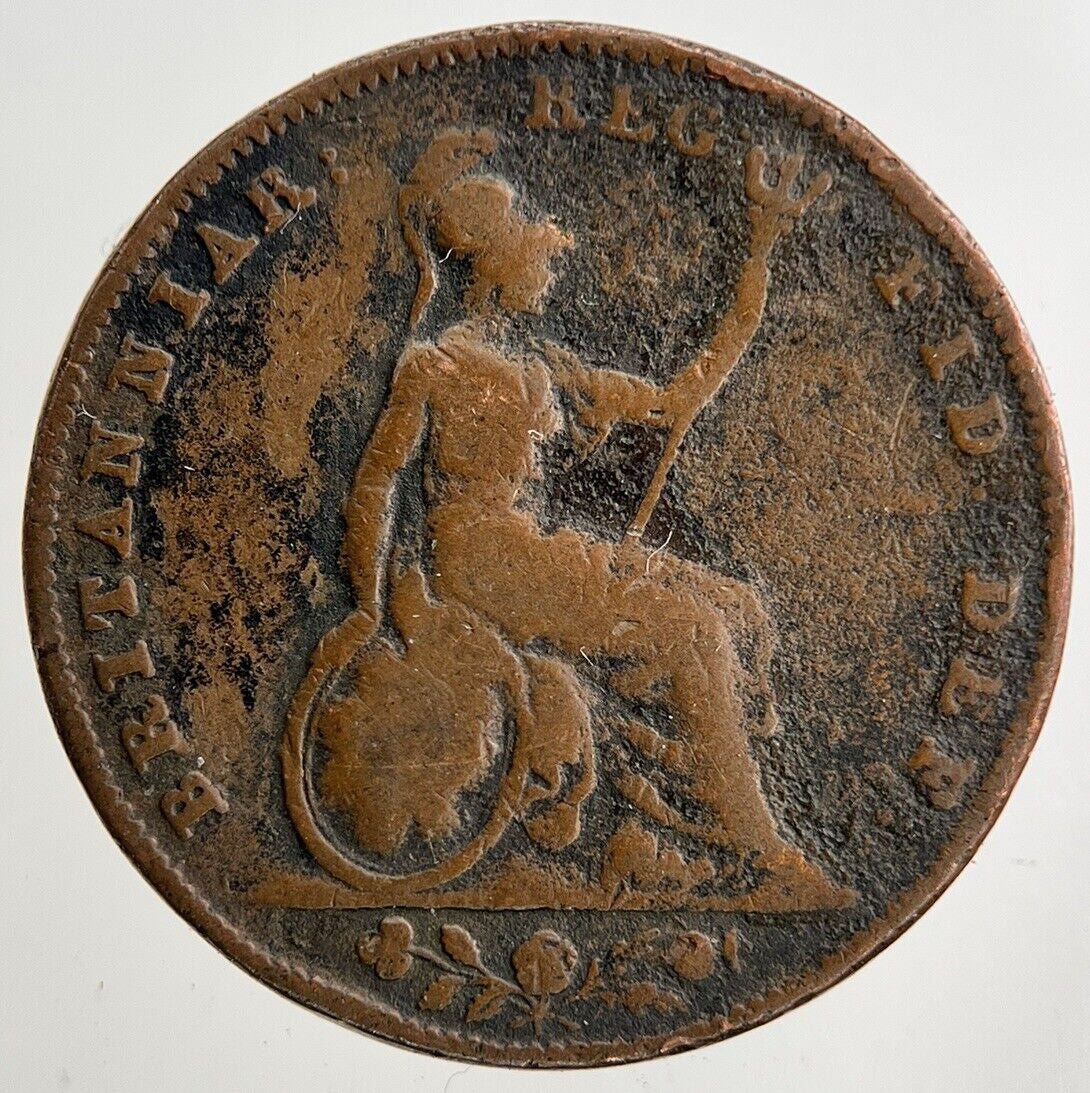 1843 Victoria Farthing Coin | Collectable Grade