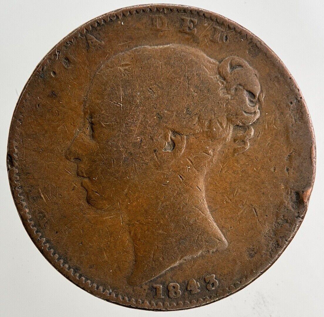 1843 Victoria Farthing Coin | Collectable Grade