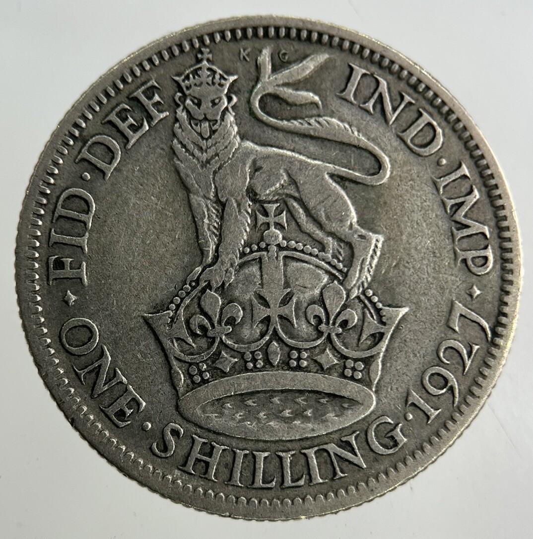 1927 George V Silver Shilling Coin | Fine Collectable Grade