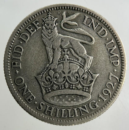 1927 George V Silver Shilling Coin | Fine Collectable Grade