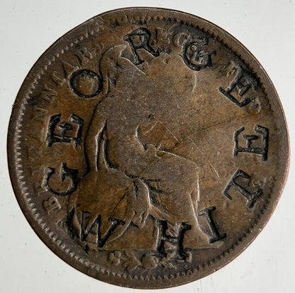 1844 Victoria One Third 1/3 Stamped Farthing Coin | Collectable Grade