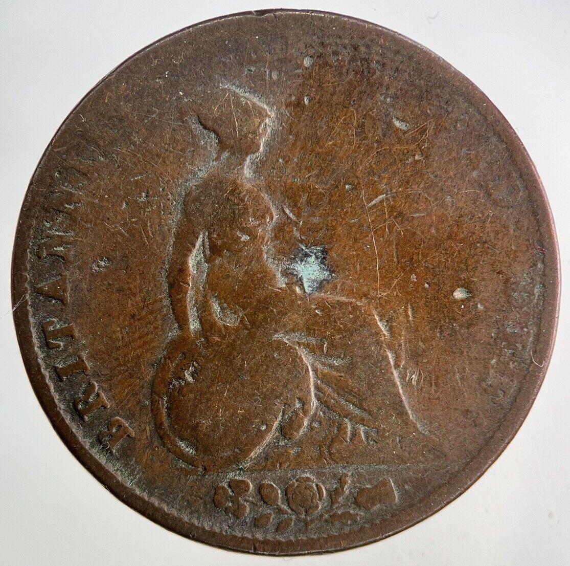 1844 Victoria Half-Penny Coin | Collectable Grade