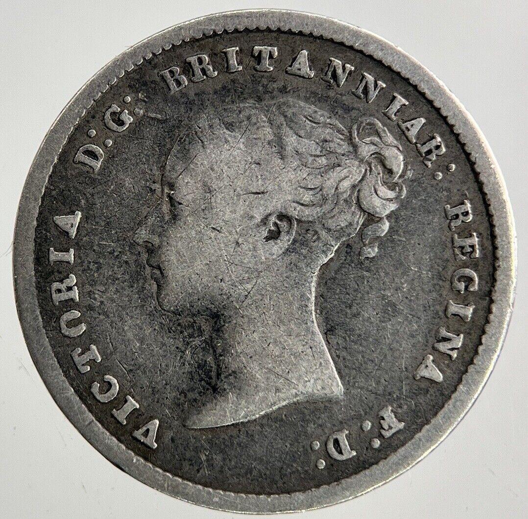 1845 Victoria Maundy Four-Pence Silver Coin | Fine Collectable Grade