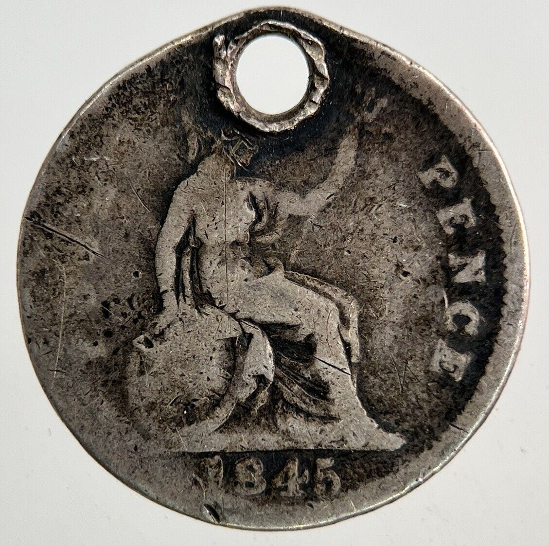 1845 Victoria Four-Pence Groat Silver Coin | Collectable Grade