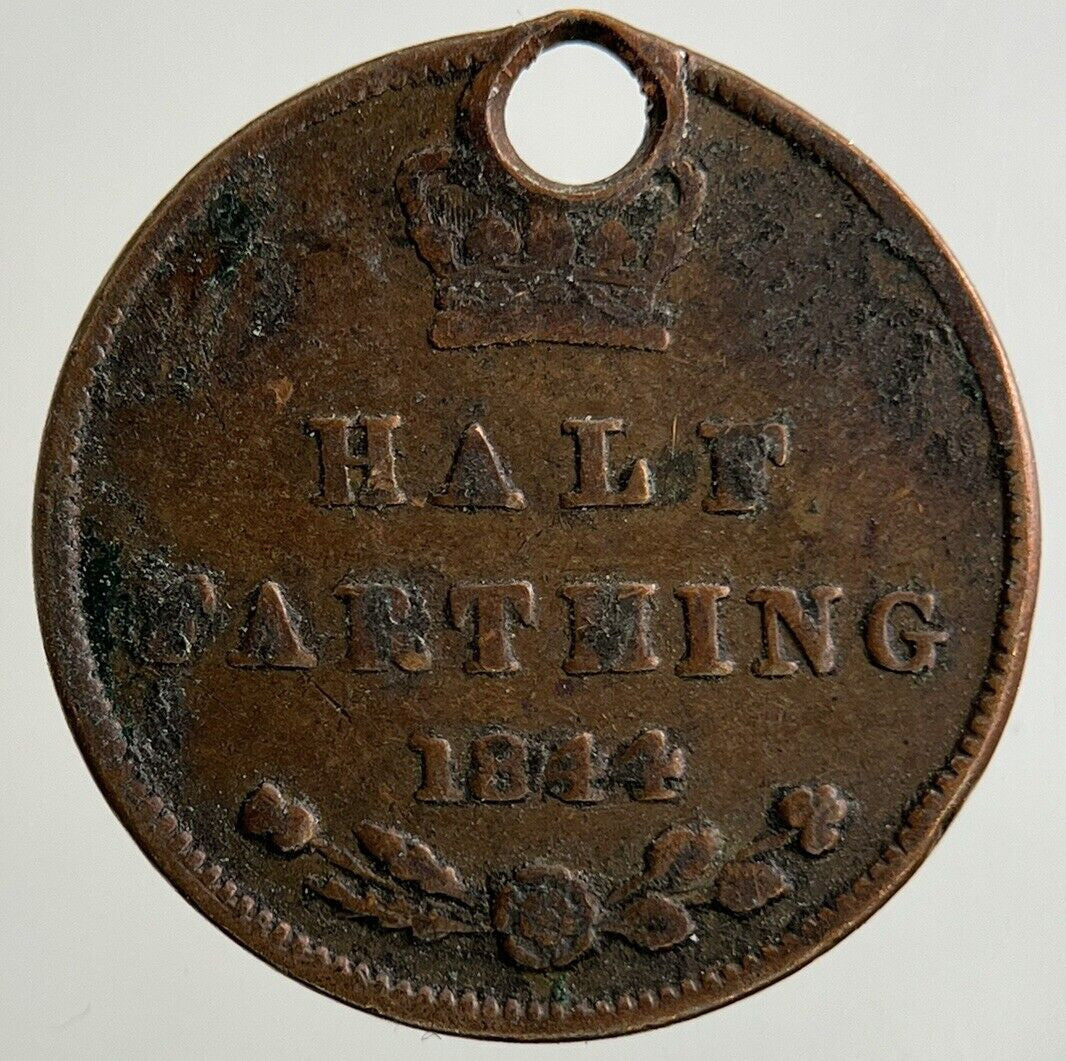 1844 Victoria Half-Farthing Coin | Collectable Grade