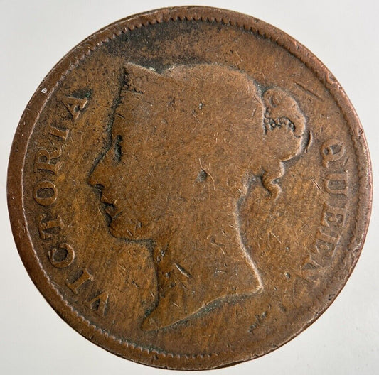 1845 East India Company 1 Cent Coin | Collectable Grade