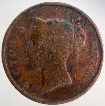 1845 East India Company One 1 Cent Coin | Collectable Grade