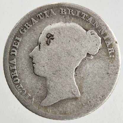 1844 Victoria Sixpence Silver Coin | Collectable Grade