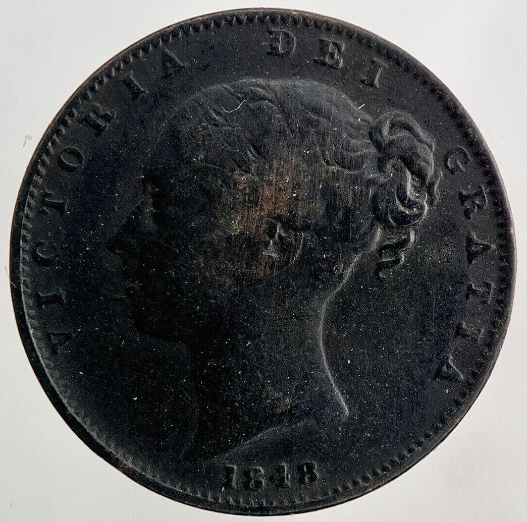 1848 Victoria Farthing Coin | Fine Collectable Grade