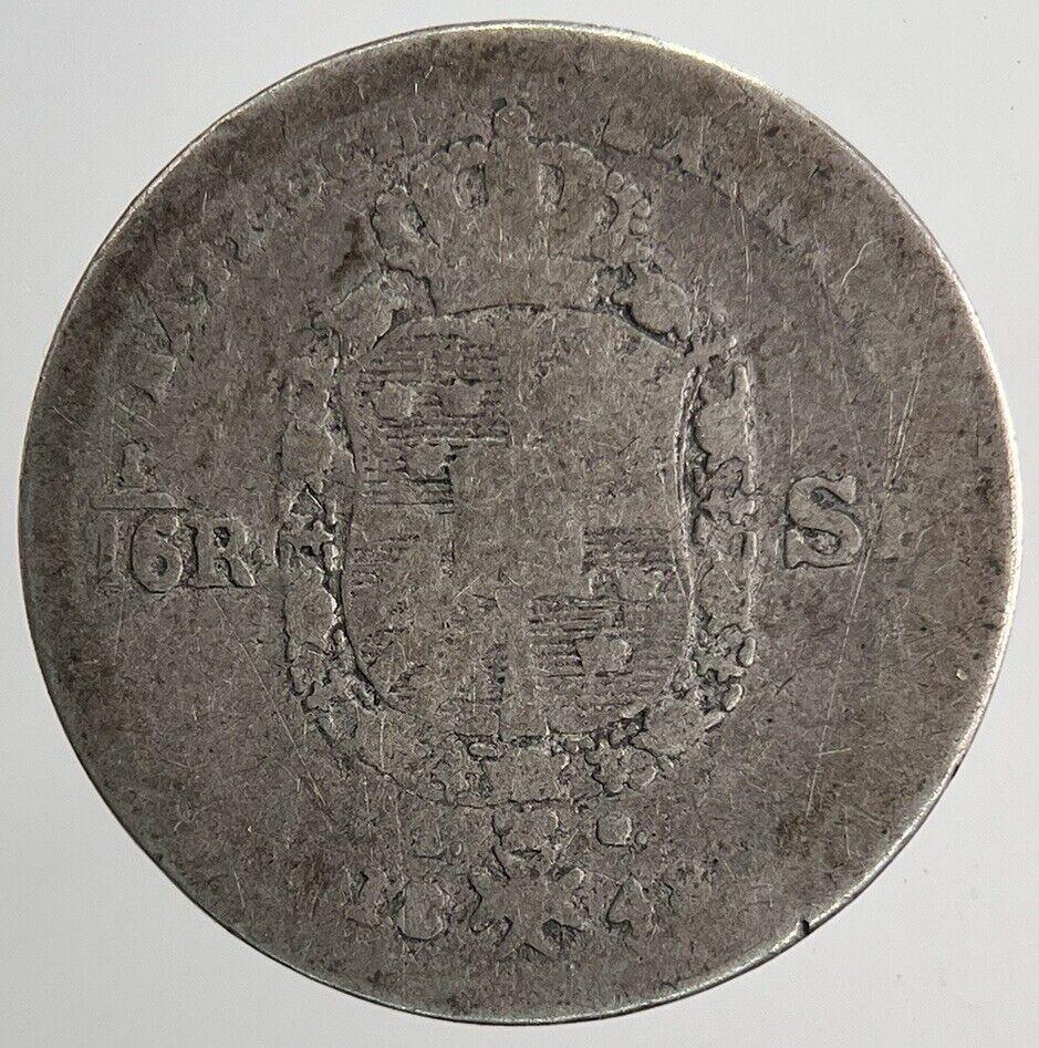 1848 Sweden 1/16 Riksdaler Silver Coin | Collectable Grade | a6710