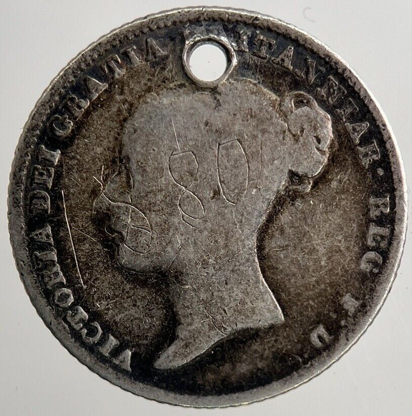 1846 Victoria Sixpence Silver Coin | Collectable Grade | a5585