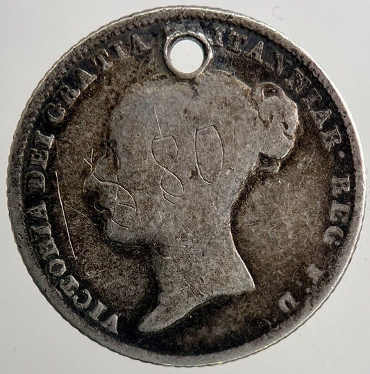 1846 Victoria Sixpence Silver Coin | Collectable Grade | a5585