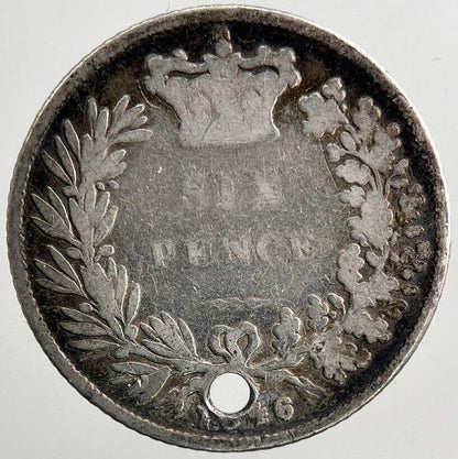 1846 Victoria Sixpence Silver Coin | Collectable Grade | a5585