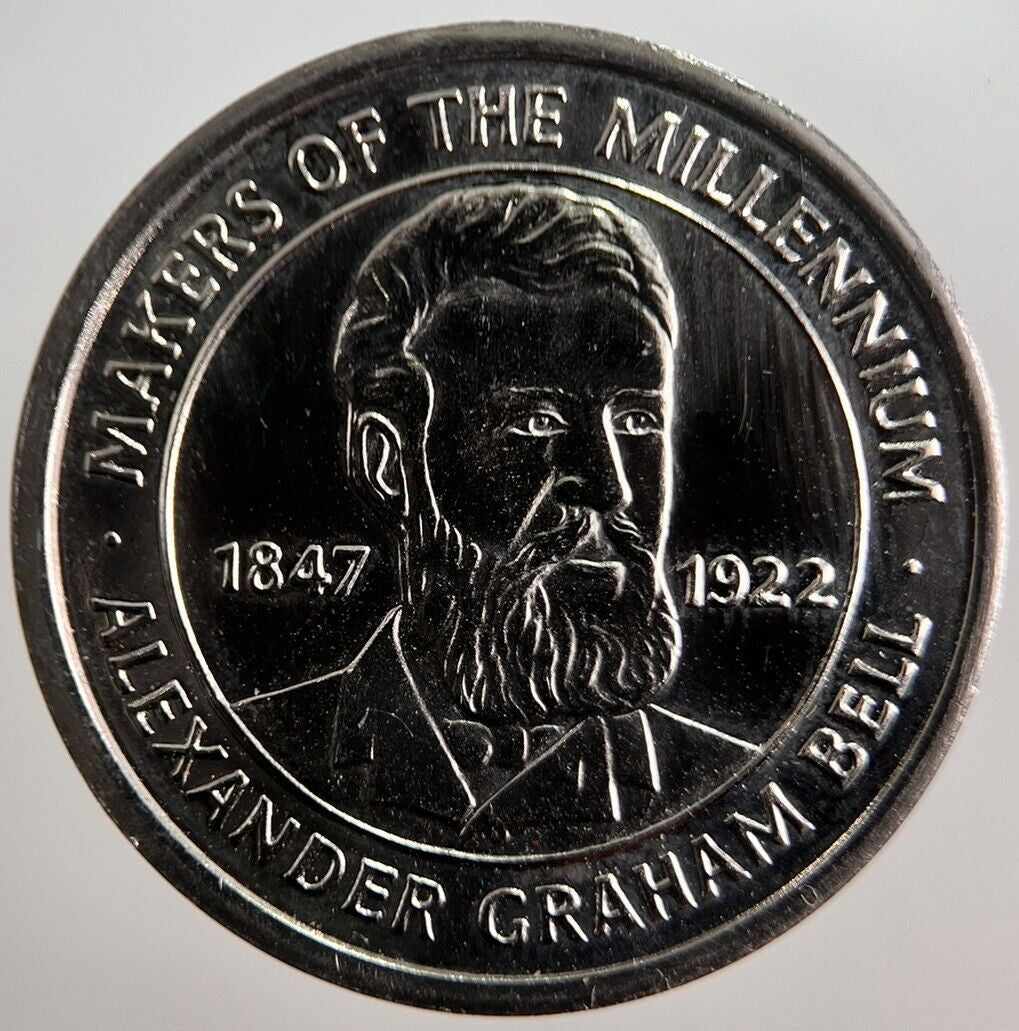 1847-1922 Alexander Graham Bell Millennium Token Coin | Collectable Grade a3541