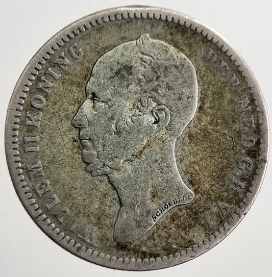 1849 Netherlands 25 Cents Silver Coin | Collectable Grade | a8381
