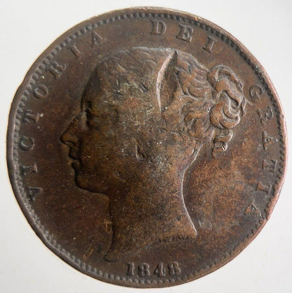 1848 Victoria Farthing Coin | Collectable Grade | a4572