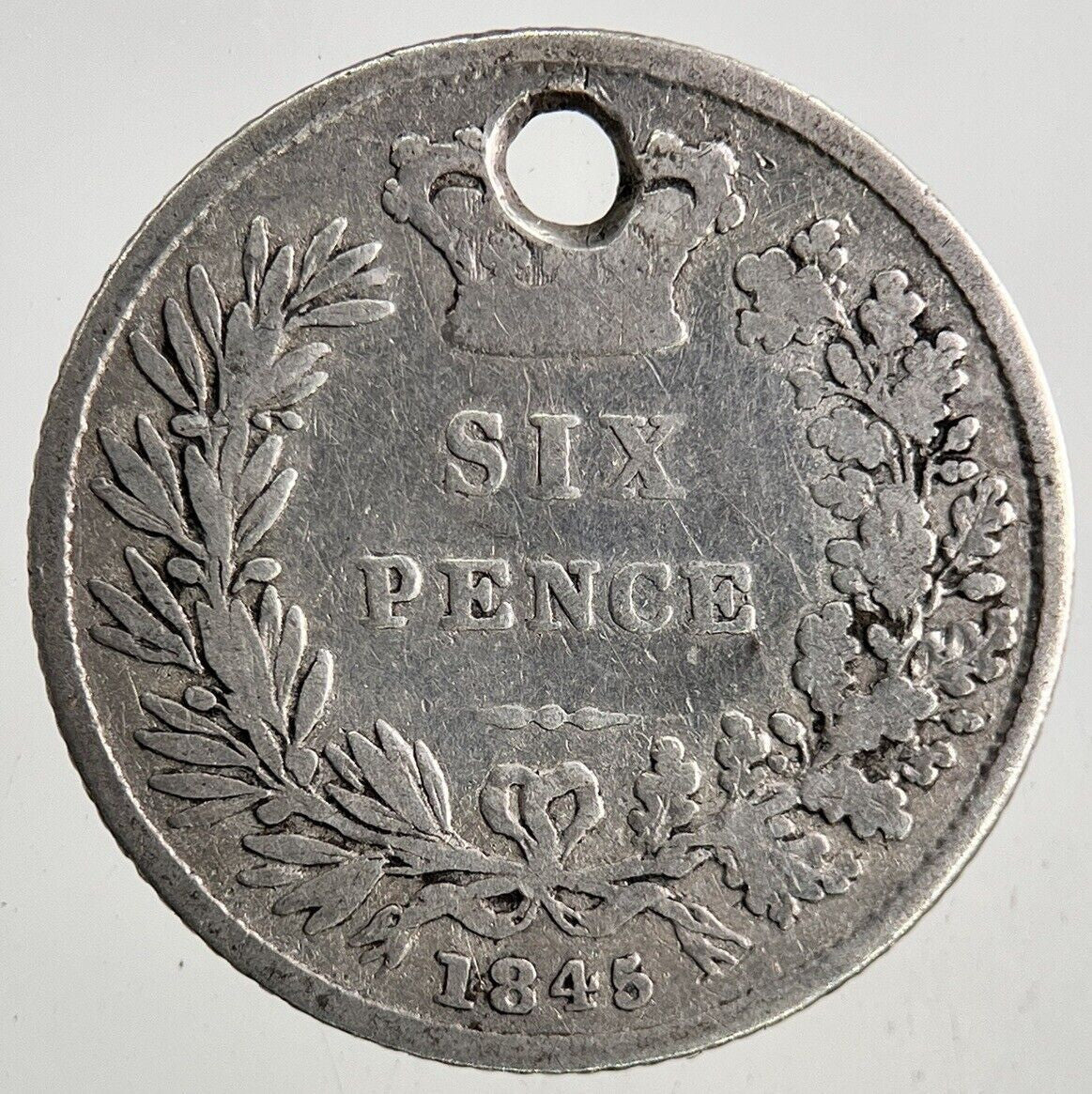 1845 Victoria Sixpence Silver Coin | Collectable Grade