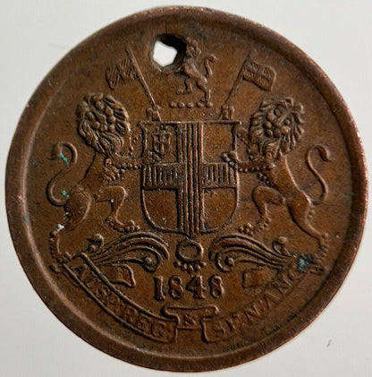 1848 East India Company 1/12 Anna Coin | Very High Grade | a2570