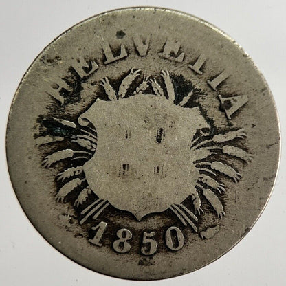 1850 Switzerland Swiss Rappen Coin | Fair Grade | a8902