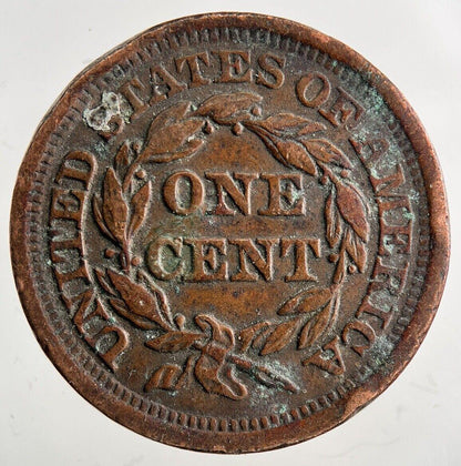 1849 US USA One Cent Coin | Fine Collectable Grade