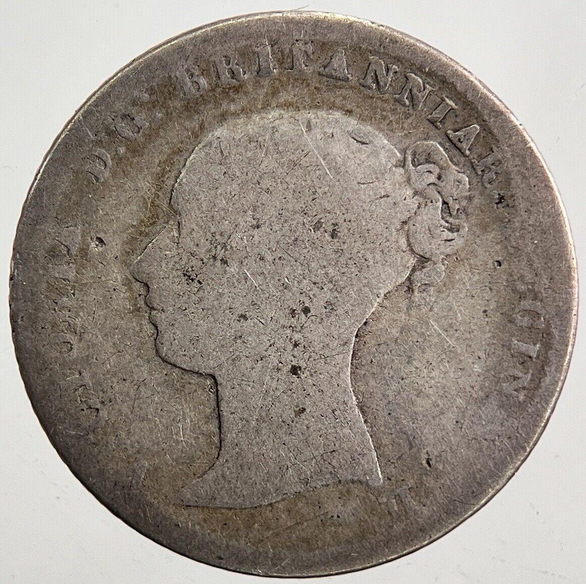 1849 Victoria Four-Pence Groat Silver Coin | Collectable Grade | a5441
