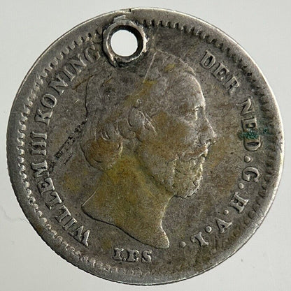 1850 Netherlands 5 Cents Silver Coin | Fine Collectable Grade
